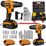 Sturdy Japon Tools 54 V 4 Ah Only Seri Metal Şanzıman Şarjlı 27 Parça Çift Akülü Vidalama Matkap