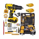 Sturdy K-T-G Seri 39 Prç Uç Setli Şarjlı Çift Akülü Matkap 12 V 8 Ah Yüksek Tork ve Ergonomik Tasarım