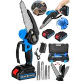 Sturdy Kömürsüz 21 VOLT Şarjlı El Testeresi 10-15 cm Ağaç Odun Dal Kesme Profesyonel Kullanım İçin Tasarlandı