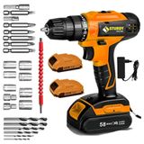 Sturdy New Seri 54 V 8 Ah Metal Şanzumanlı Li-Ion Çift Akülü Matkap