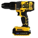 Sturdy New Seri 58 V 6 Ah Metal Şanzumanlı Darbeli Li-Ion Çift Akülü 27 Parça Matkap