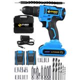 Sturdy New Seri 58 V 6 Ah Metal Şanzumanlı Li-Ion Çift Akülü 27 Parça Matkap