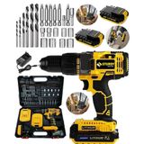 Sturdy Power Tools 48VF 6 mAh Lityum Çift Akülü 2022 Seri 27 Parça Şarjlı Vidalama Matkap