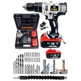 Sturdy Power Tools 58 V 6 Ah Lion Çift Akülü Darbeli 27 Parça Şarjlı Matkap