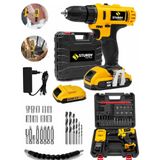 Sturdy Power Tools 92VF 12 MH Conveniet Darbeli Çift Akülü 27 Parça Uç Şarjlı Vidalama Matkap
