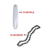 Sturdy Power Tools Mini Akülü Dal Budama Testere Uygun Yedek Zinciri + Palası 15 Cm