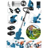 Sturdy Pro 2 Akülü S Ot Çim Çalı Diken Biçme Tırpanı Teleskopik Uzatmalı 21 Volt