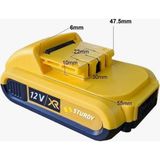 Sturdy Şarjlı Matkap Için Yedek Batarya 12V 2000MAH Li-Ion Pcbli Şarjlı Matkap Için Pil Grubu Universal