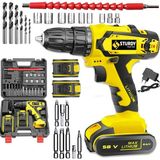 Sturdy Spec Product 58V 10 Ah Lion Çift Akülü Metal Şanzuman Akülü Vidalama Matkap