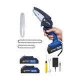 Sturdy Swiss Series Tech. Pro. 15 Cm Pala ve Zincir Ağaç Kesme Testeresi Çift Akülü 3200WT Uzun Ömürlü Motor