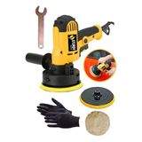 Sturdy Tam Profesyonel 6 Kademe Devir Ayarlı 125 mm Zımpara Araba Pasta Cila Polisaj Makinesi