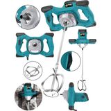 Sturdy1400 Watt Bakir Sargı 6 Kademe Devirli Ayarlı Elektrikli Alçı Boya ve Harç Karıştırıcı Mikser