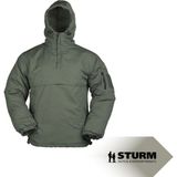 Sturm Combat Anorak Polarlı Su ve Rüzgar Geçirmez Kapüşonlu Outdoor Mont - Yeşil