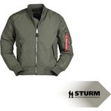 Sturm Mil-Tec Ma1 Klasik Pilot Model Suya Dayanıklı Katmanlı Uçuş Montu - Yeşil - XL