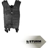 Sturm Mil-Tec Molle Carrier Weste Modüler Taktik Görev Yeleği - Standart - Siyah