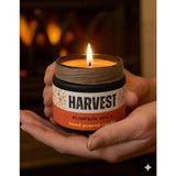 Stworkshop Harvest – Özel Tasarım Balkabağı Kokulu Mum (250GR) 🎃 Doğal Vegan Soya Wax | Ahşap Fitil | Özel Cam Kavanoz - 1 Adet