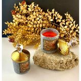 Stworkshop Rose Elegance Set: Ikili Gül Kokulu Mum Dekoratif Seramik Tasarım Kapta 250GR Doğal Vegan Soya Wax Mumu. - 1 Adet