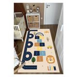 STY Home Seksek Halısı Çocuk Oyun Halısı Kaymaz Makinede Yıkanabilir Dijital Bask Çocuk OdasıHalısı 27