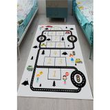 STY Home Trafik Çocuk Oyun Halısı Kaymaz Makinede Yıkanabilir Eğitici Bebek Ve Çocuk Odası Halısı Oyun Matı 2