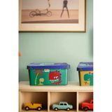 Style Box Dude Desenli 10 L Dekoratif Oyuncak Ve Saklama Kutusu