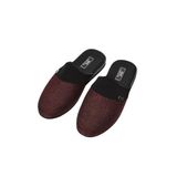 STYLE G&C Collection 325 Klasik Erkek Terliği - Özel Dokulu Misafir Terliği Bordo/Lacivert/Siyah (BORDO, EU Ayakkabı Beden Sistemi, Yetişkin, Sayısal, Orta, 44)