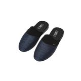 STYLE G&C Collection 325 Klasik Erkek Terliği - Özel Dokulu Misafir Terliği Bordo/Lacivert/Siyah (LACİVERT, EU Ayakkabı Beden Sistemi, Yetişkin, Sayısal, Orta, 45)