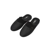STYLE G&C Collection 325 Klasik Erkek Terliği - Özel Dokulu Misafir Terliği Bordo/Lacivert/Siyah (SİYAH, EU Ayakkabı Beden Sistemi, Yetişkin, Sayısal, Orta, 41)