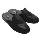 STYLE G&C Collection 370 Erkek Ev Terliği - Siyah Nubuk Dokulu ve Desenli Tasarım - Hafif Poli Tabanlı Konforlu Terlik - Günlük Şık Kullanım (EU Ayakkabı Beden Sistemi, Yetişkin, Sayısal, Orta, 41)