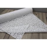 Style PVC Dantel Kaymaz Raf Dolap ve Çekmece Örtüsü 50 cm x 5 mt Yıkanabilir Gül Desenli