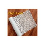 Style Pvc Dantel Raf Örtüsü Kaymaz Raf Dolap Ve Çekmeçe Örtüsü Eni: 50 Cm X 1 Mt -beyaz Gül