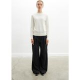 Styleboom X Peraluna CHELSEA PULLOVER Bisiklet Yaka Standart Kesim Kadın Triko Kazak - Ekru - XL