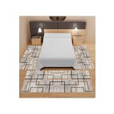 stylehome Dijital Baskılı 3 'lü Yatak Odası Yolluk Takımı ( 2 Adet 80x150 Cm) (1 Adet 80x300 Cm) Sty-9216