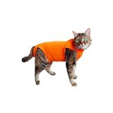 stylie Ameliyat Sonrası Koruyucu Kedi Köpek Tulumu, Kolsuz, Sırttan Cırtlı Giysi