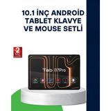 Stylmenplus 10.1 Inç Android Tablet Klavye ve Mouse Setli 5g Destekli