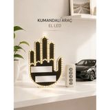 Stylmenplus Aracınız Için Eğlenceli ve Güvenli Iletişim: LED Jest Lambası, Uzaktan Kumandalı, Kolay Montaj