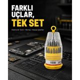 Stylmenplus Elektronik Tamir Tornavida Seti Ateşe Dayanıklı ve Ergonomik