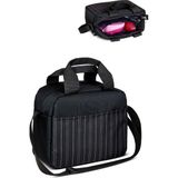Stylo Food Bag Isı Yalıtımlı Termal Çanta Mama ve Yemek Taşıma Beslenme Çantası Askılı - Çizgili Siyah