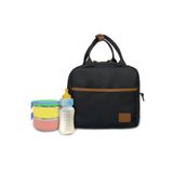 Stylo Food Bag Siyah Isı Yalıtımlı Termal Çanta Mama Ve Yemek Taşıma Beslenme Çantası