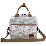 Stylo Food Bag Yemek Mama Taşıma ve Çok Amaçlı Termos Çanta Baykuş - Kahverengi