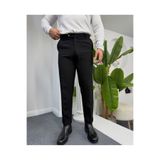 Stylo Men Erkek Siyah Boyfriend Duble Paça Kumaş Pantolon