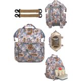 Stylo Paris Anne Bebek Bakım Sırt Çantası 25L Suya Dayanıklı Fitalatsız Termal Bölmeli 42x28x16 cm - Renkli