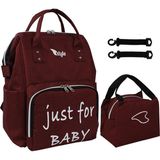 Stylo Star Just For Baby Takım Anne Bebek Bakım + Sırt Çantası - Bordo
