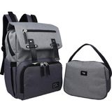Stylo Working Mothers Bag Bebek Bakım Sırt Çantası Ergonomik Tasarım Su Geçirmez 42 cm Yükseklik