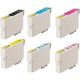 Stylus Photo PX720WD Uyumlu 6 Renk Muadil Kartuş Seti T0801-T0802-T0803-T0804-T0805-T0806 - Renkli