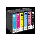 Stylus Photo PX810FW Uyumlu 6 Renk Muadil Kartuş Seti T0801-T0802-T0803-T0804-T0805-T0806 - Renkli