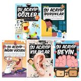 Şu Acayip Gözler - Burunlar - Insan Vücudu - Kulaklar - Beyin 5 Kitap Set / Tarık Uslu