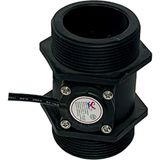 Su Akış Sensörü- Debi Ölçer - Akış Ölçer - Türbin Debimetre DN40 1-1/2 - Ahşap