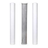 Su Arıtma 20 inch 5 Micron Tortu + B. Aktif Karbon + Tortu Filtre