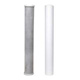 Su Arıtma 20 inch 5 Micron Tortu ve Blok Aktif Karbon Filtresi