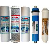 Su Arıtma 5'li Filtre Set Sed Cto Membran Tadlandırıcı